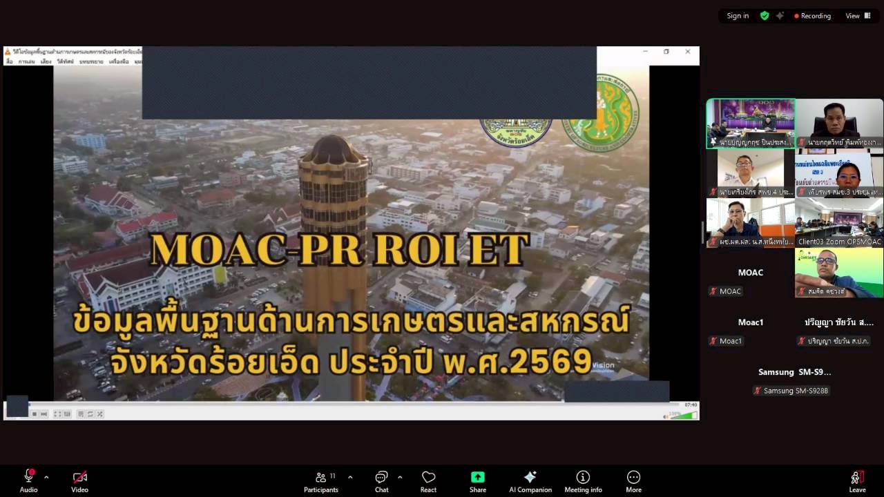 title - ผู้ตรวจราชการ ส.ป.ก. เข้าร่วมการประชุมตรวจติดตามการดำเนินงานตามแผนการตรวจราชการ ของผู้ตรวจราชการกระทรวงเกษตรและสหกรณ์ ประจำปีงบประมาณ พ.ศ. 2569 รอบที่ 1 ในเขตตรวจราชการที่ 12 จังหวัดร้อยเอ็ด 